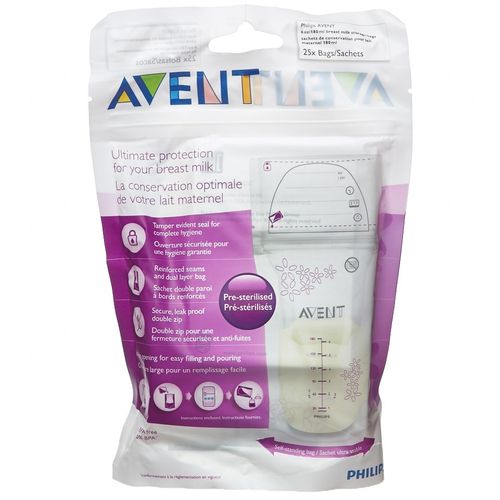 Bolsas Pre-Esterilizadas Para Leche Materna Avent SCF60325