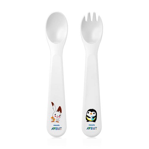 Set De Cubiertos Para Bebé 12M+ Avent SCF71200