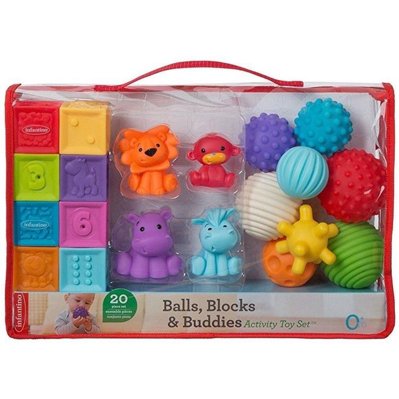 set-bolas-animales-y-bloques-apilables-infantino-210231
