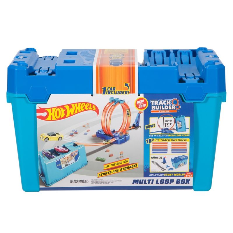 Caja pista 2025 hot wheels