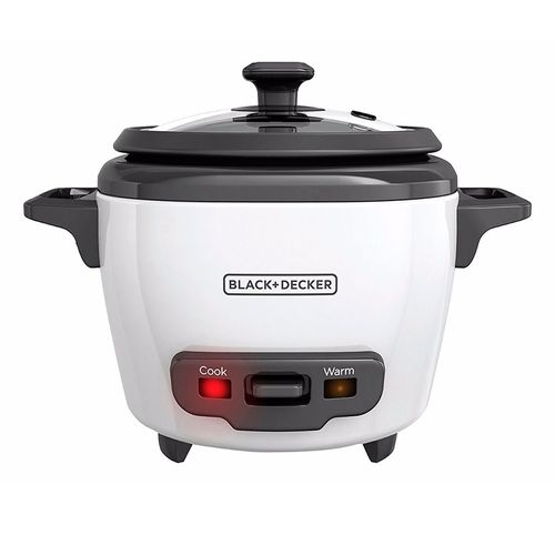 MIni Olla Arrocera Black & Decker 1.5 Tazas Blanco BDRC503