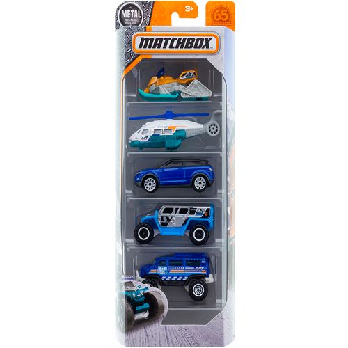 Vehículos Colección Matchbox Pack X 5