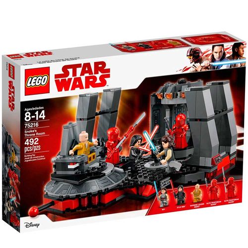 Lego Star Wars Episode Viii Snokes Throne Room Lego LE75216