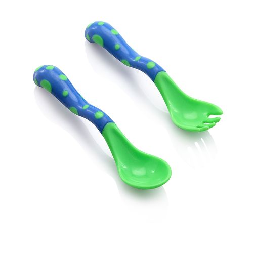 Set  Tenedores Y Cucharas Para Bebé 12m+ Nuby 5251CS472