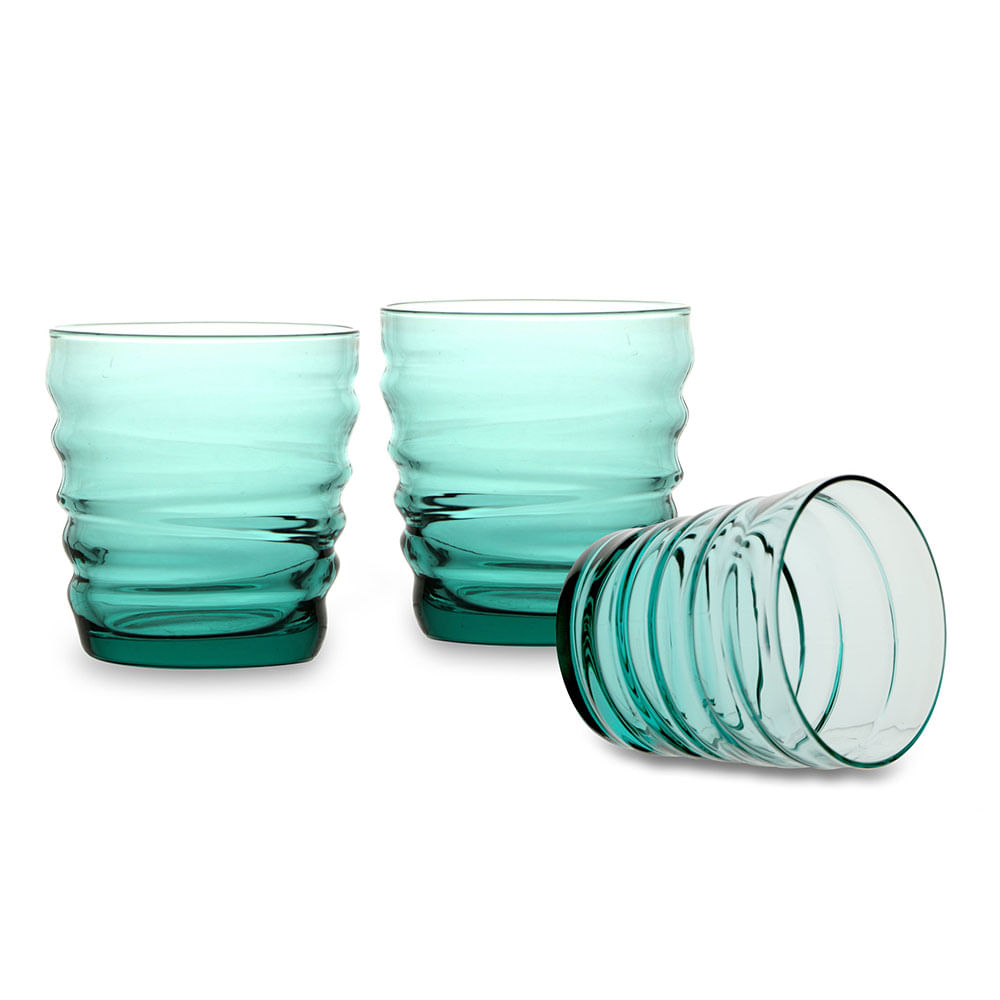 Bormioli Rocco Essence - Juego de 3 vasos de jugo (24 cl, 3.1 x 3.1 x 3.1  in), color transparente