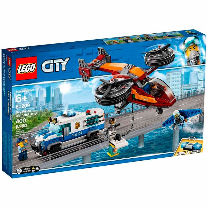 Lego City Sky Police Diamond Heist Lego LE60209 - Miscelandia