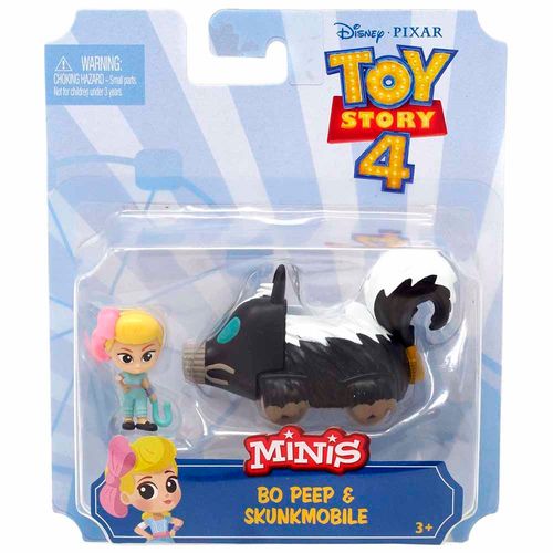 Mini Figuras Toy Story 4 Bo Peep & Skunkmobile Mattel GCY62