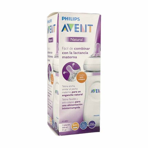 Tetero Natural 11 Oz. 6m+ Avent SCF03617