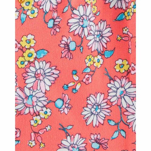 Sweater Rosado Estampado Flores Bebé Niña
