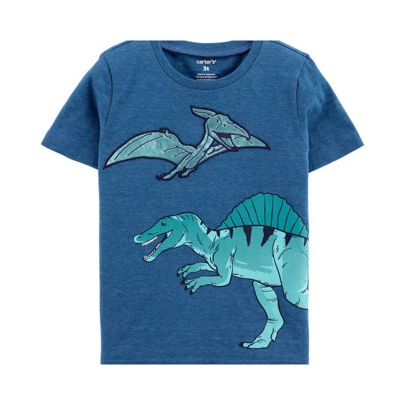 Camiseta Dinosaurios Azul Beb Ni o talla 9M Miscelandia