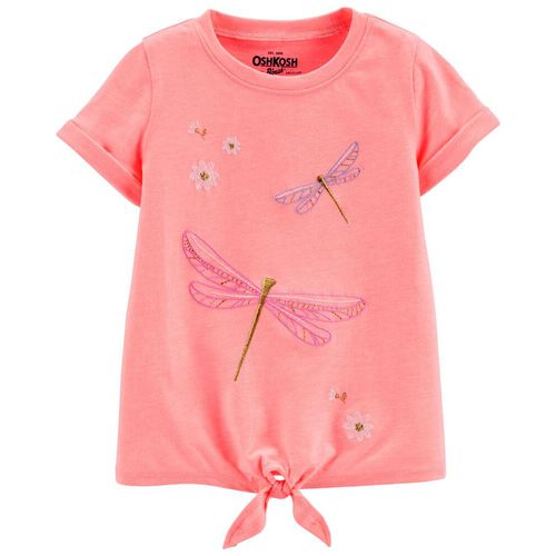 Camiseta Rosada Libélula Niña