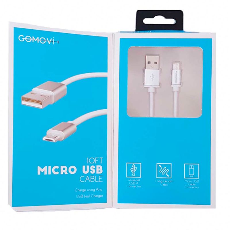 SAKAR_CABLE-MICRO-USB-10FT-MOV4004-WHT_681066239780_02