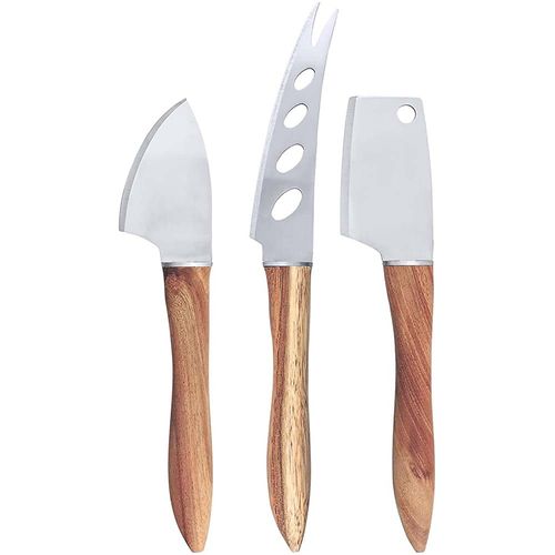 Set 3 Cuchillos para Queso con Mango de Acacia Swissmar SK8704AC