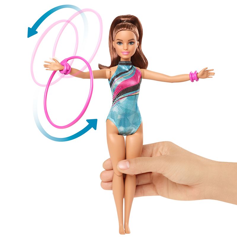 Muñeca barbie gimnasta online