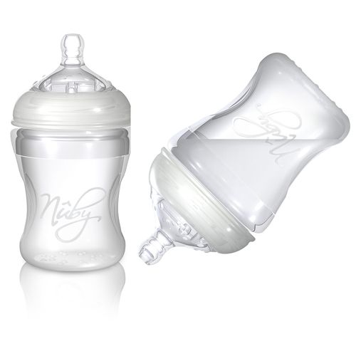 Set 2 Teteros Silicona Softflex 5oz 0m+ Nuby 67056CS324