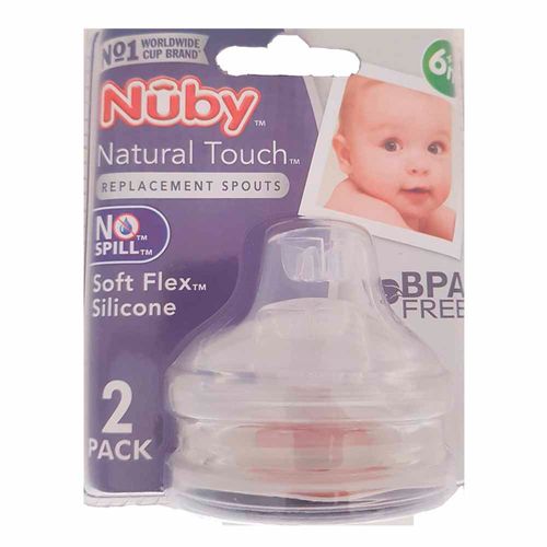 Set 2 Boquillas Repuesto 6m+ Nuby 67609CS212