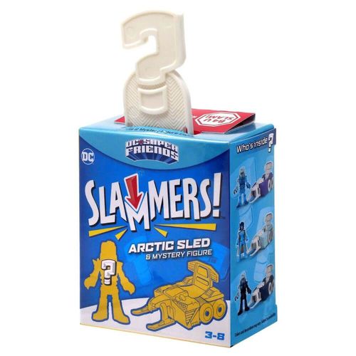 Mini Figura DC Super Friends Slammers Trineo Ártico Fisher Price GNN51