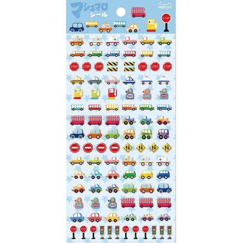 Stickers Mini Carros Puffy
