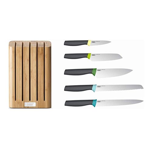 Juego de 6 Cuchillos con Bloque de Bambú Joseph Joseph JJ10300