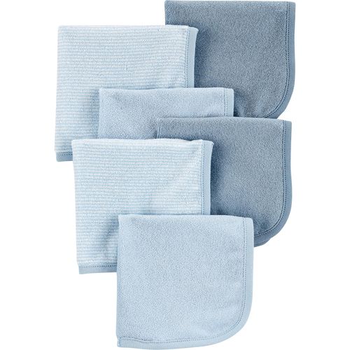 Set 6 Toallitas Azules Bebé Niño Carters 1L932910