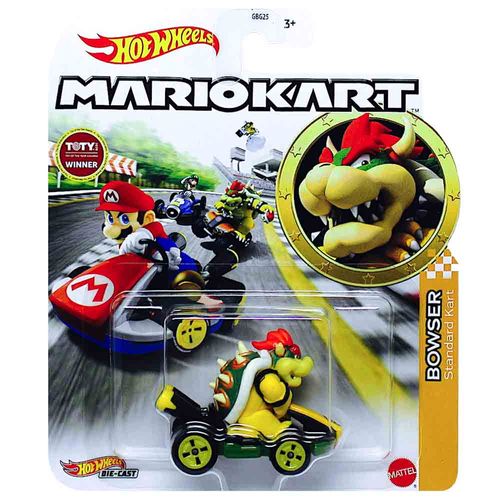 Vehículo Hot Wheels Mario Kart Bowser Standard Kart