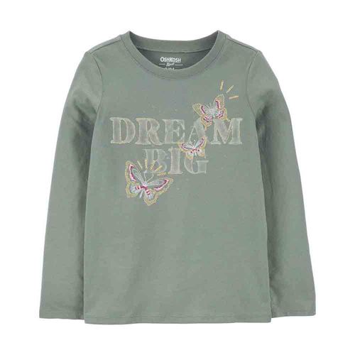 Suéter Verde Dream Big Niña