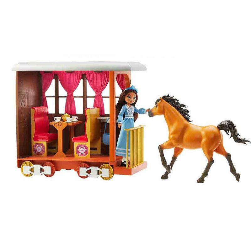 Set Mu eca Lucky Tren Casa Spirit Mattel GXF55 Miscelandia