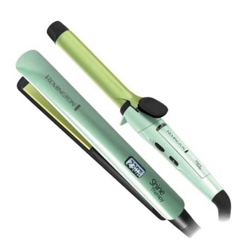 Plancha Alisadora + Pinza Rizador Remington S9960Ci5326