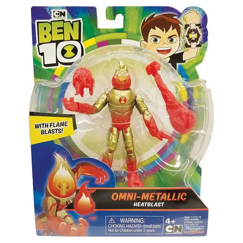 Ben 10 Figura Omni-Metallic Heatblast 12cm