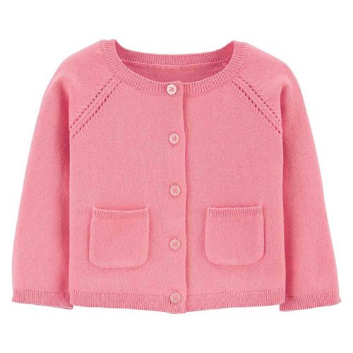 Cardigan Rosado Bebé Niña