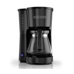 Cafetera 5 Tazas Negra Filtro Permanente Black Decker CM0701B