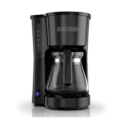 Cafetera 5 Tazas Negra + Filtro Permanente Black & Decker CM0701B