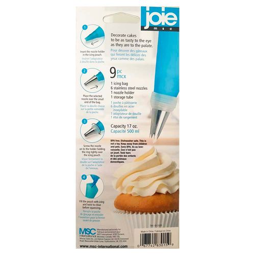 Set de 9 Pzs de Decoración para Repostería Joie 83015