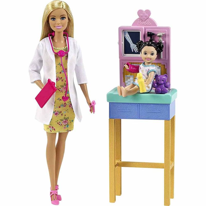 Muneca Barbie Pediatra Mattel GTN51 Miscelandia