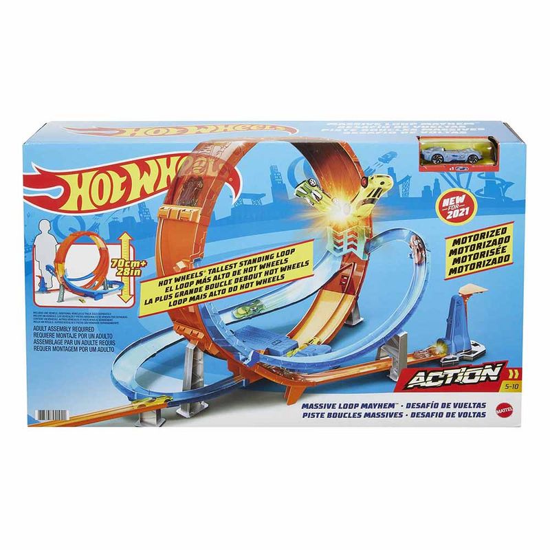 Pista Hot Wheels Massive Loop Mayhem Mattel GTV14 Miscelandia