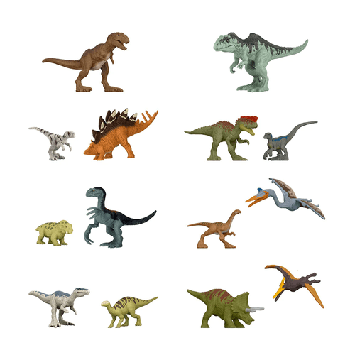 Mini Figura Dinosaurio Jurassic World Surtido Mattel GWP38