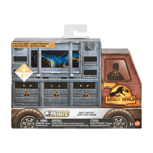 Set 5 Minifiguras Jurassic World Chaotic Cargo Mattel GWP71