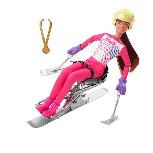 Muñeca Barbie Paraesquiadora Alpina Mattel HCN33
