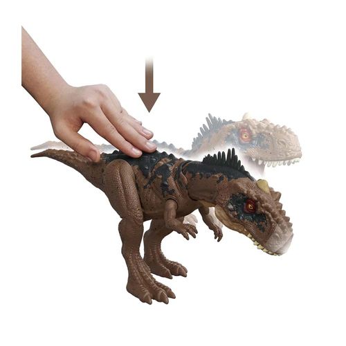 Figura Jurassic World: Dominion Roar Strikers Rajasaurus Mattel HDX35