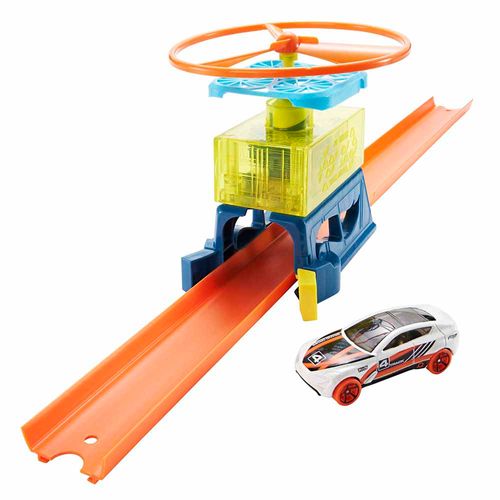 Pista Hot Wheels Builder Drone Lift-Off Mattel HDX76