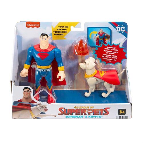 Set Figura Dc League Of Super-Pets Surtido Fisher Price Hgl01