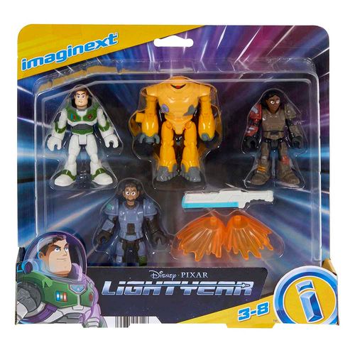 Set 4 Figuras Imaginext Lightyear Zap Patrol Fisher Price Hgt27