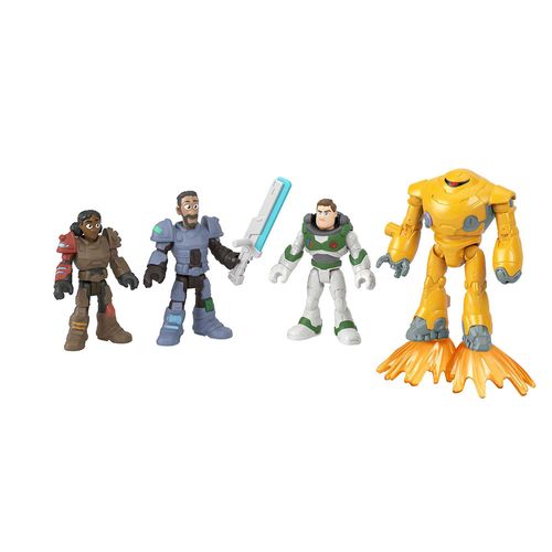 Set 4 Figuras Imaginext Lightyear Zap Patrol Fisher Price Hgt27