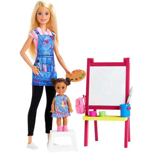Muñeca Barbie Profesora Arte