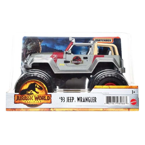 Carro Matchbox Jurassic World 1:24 '93 Jeep Wrangler