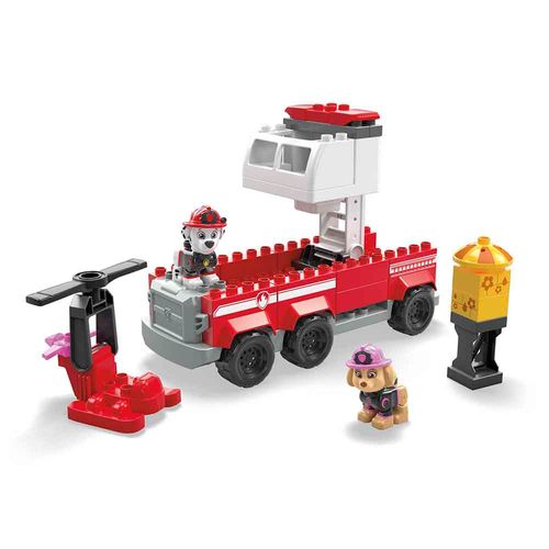 Mega Bloks Paw Patrol Marshall Camión Bombero Mattel Hhn05