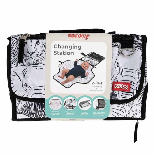 Cambiador portátil para bebé con almohadilla incorporada Nuby 80060
