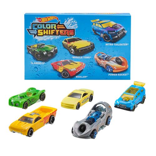 Set 5 Carros Hot Wheels Color Shifters Surtido Mattel GMY09