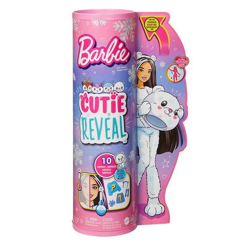 Muñeca Barbie Cutie Reveal Oso Polar Mattel HJL64
