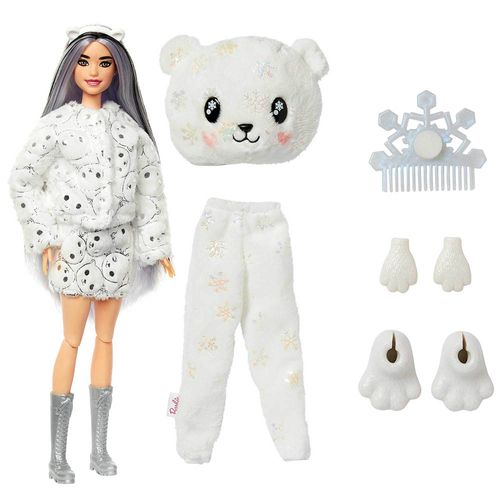 Muñeca Barbie Cutie Reveal Oso Polar Mattel HJL64